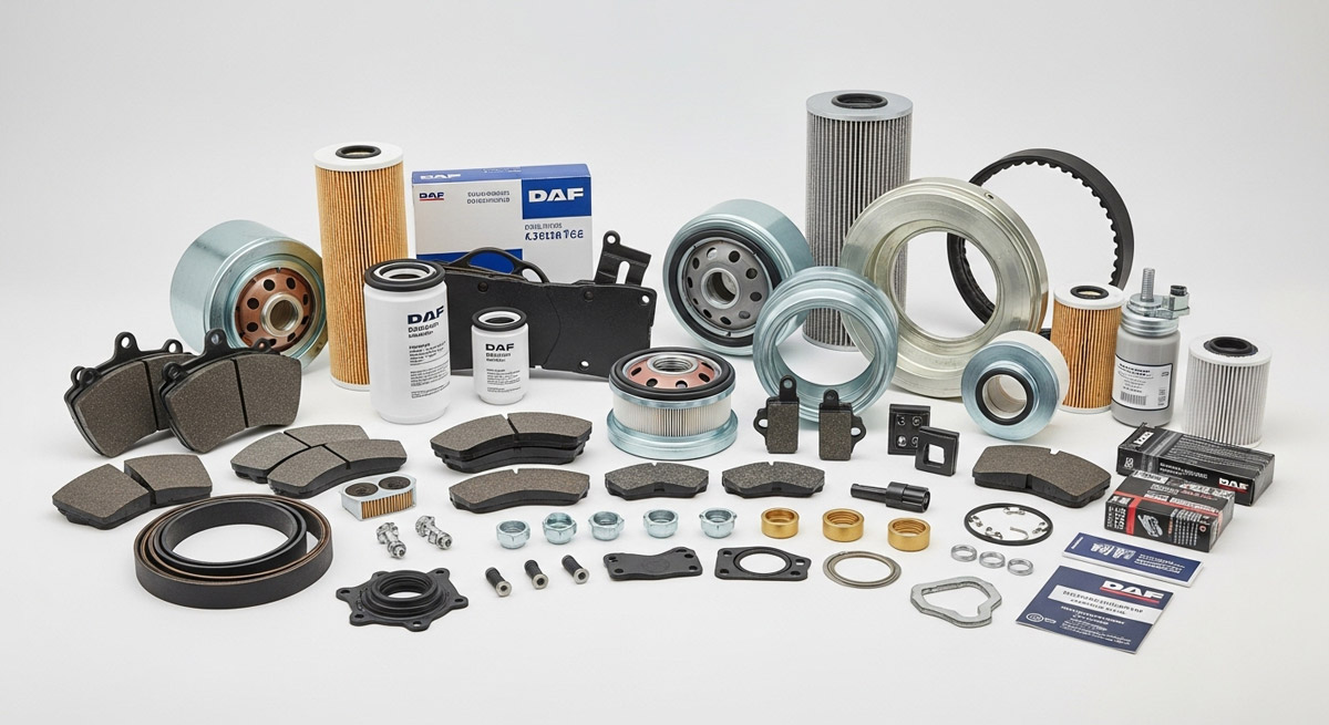 لوازم مصرفی DAF: زمان تعویض فیلترها و لوازم مصرفی کامیون DAF یورو 5 و یورو 6