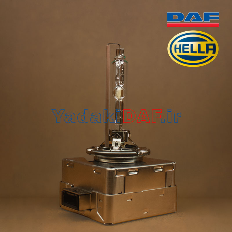 لامپ زنون DAF یورو 6 برند هلا (Hella) 1 لامپ زنون DAF یورو 6 برند هلا برای سیستم روشنایی کامیون DAF XF Euro 6