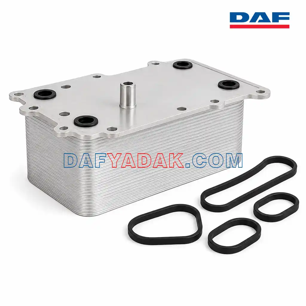 سردکن روغن موتور داف یورو 6 برند Febi و Nissens برای کامیون DAF XF