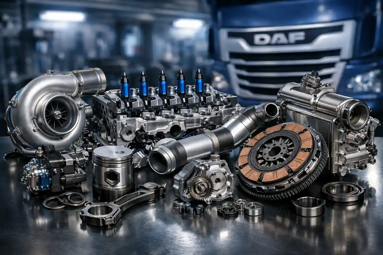 ارتقای DAF XF قدیمی با قطعات بهبودیافته با 5 قطعه